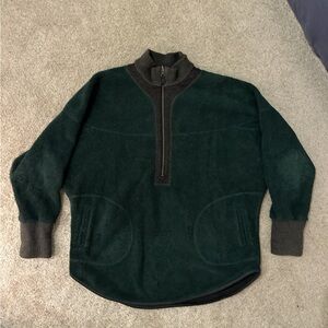 FP Movement by Free People Dark Green and Charcoal Sweatshirt